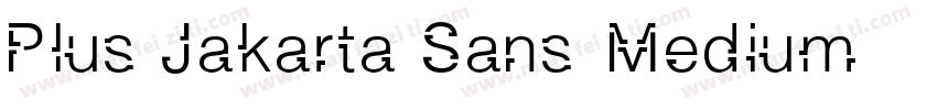 Plus Jakarta Sans-Medium字体转换